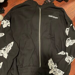 SOLD Darc Sport Reborn Chambers Moth Zip Hoodie